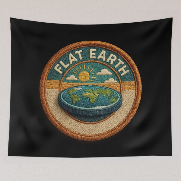 Item preview, Flat Earth - Cosmic Curiosity designed and sold by Girih.