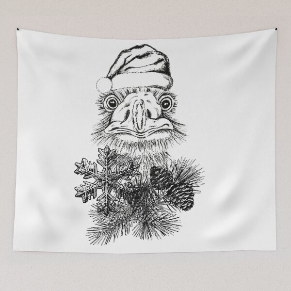 Item preview, The Christmas Emu designed and sold by Mixed Matter.