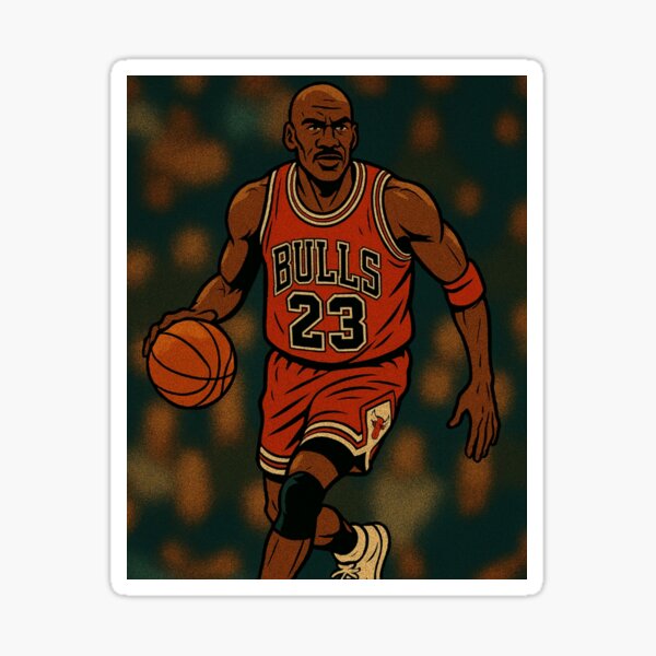 Item preview, Michael Jordan designed and sold by Ifsiart - The World Of Sports In Comics .