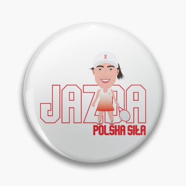 Item preview, "JAZDA" Polish power Iga Świątek tennis star grand slam designed and sold by vectorlove.