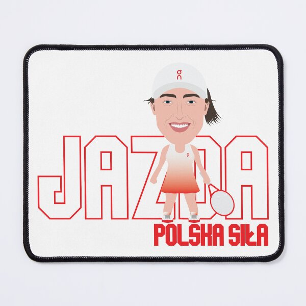Item preview, "JAZDA" Polish power Iga Świątek tennis star grand slam designed and sold by vectorlove.