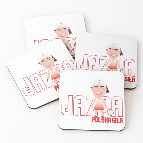 Item preview, "JAZDA" Polish power Iga Świątek tennis star grand slam designed and sold by vectorlove.