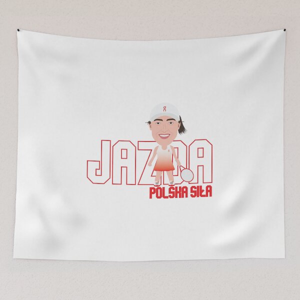 Item preview, "JAZDA" Polish power Iga Świątek tennis star grand slam designed and sold by vectorlove.