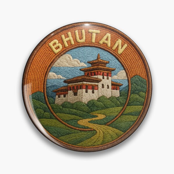 Item preview, Bhutan – Dzong & Mountain Path designed and sold by Girih.