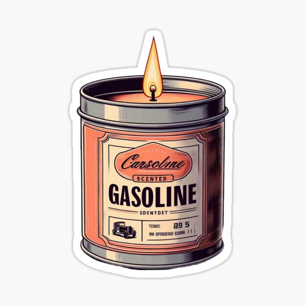 Item preview, Gasoline Scented Candle designed and sold by The Dread Merchant Inc..