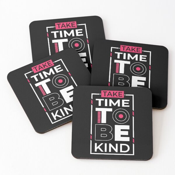 Item preview, Take Time to Be Kind – Positive Motivational Quote Design designed and sold by PnrArtDesign.