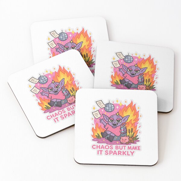 Item preview, Chaos But Make It Sparkly – Funny Goblin Fire Vibes Art designed and sold by kaydence18.