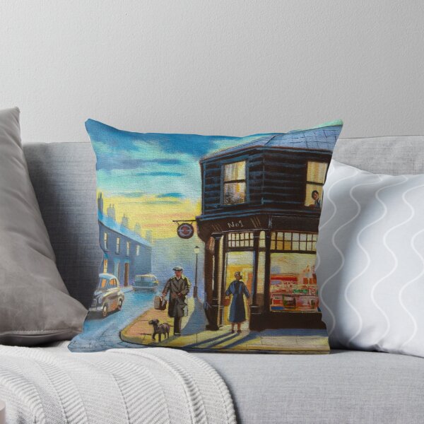 Item preview, Evening by the Corner Shop designed and sold by GORDON BRUCE ART.