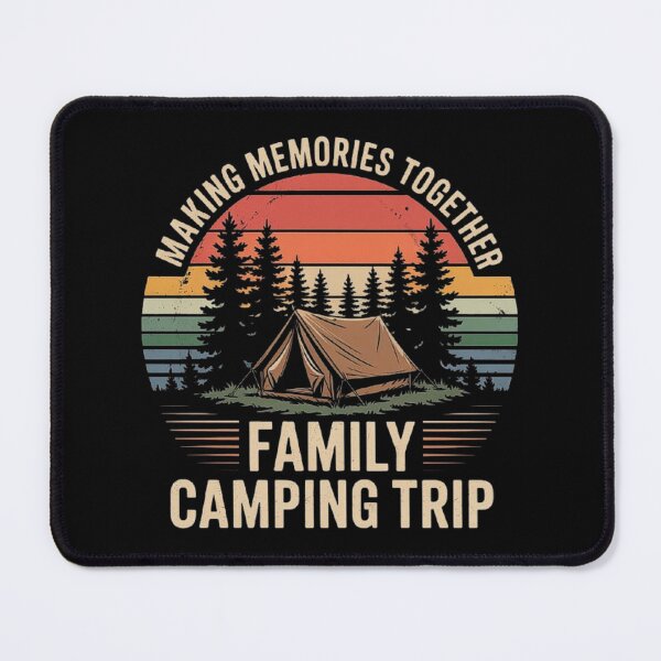 Item preview, Family Camping Tent – Retro Sunset Forest Theme designed and sold by love3617.