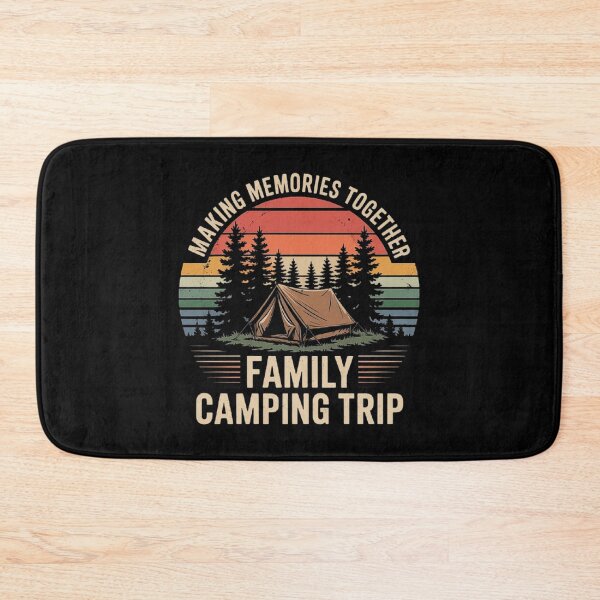 Item preview, Family Camping Tent – Retro Sunset Forest Theme designed and sold by love3617.