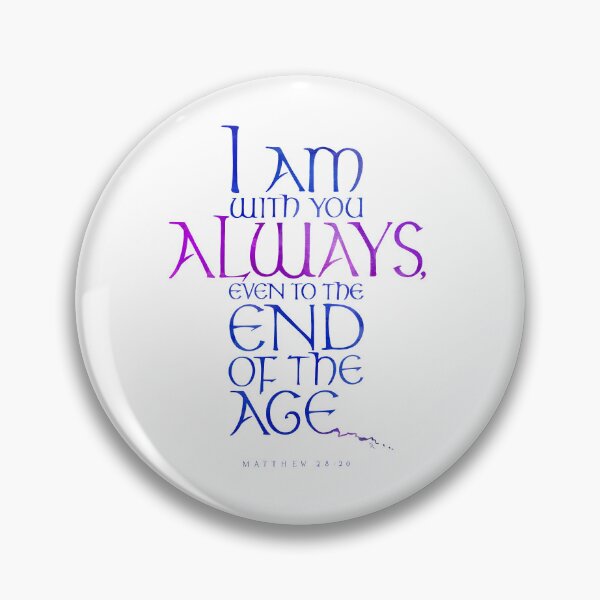 Item preview, I Am With You Always designed and sold by GudsOrd Illustrasjoner.