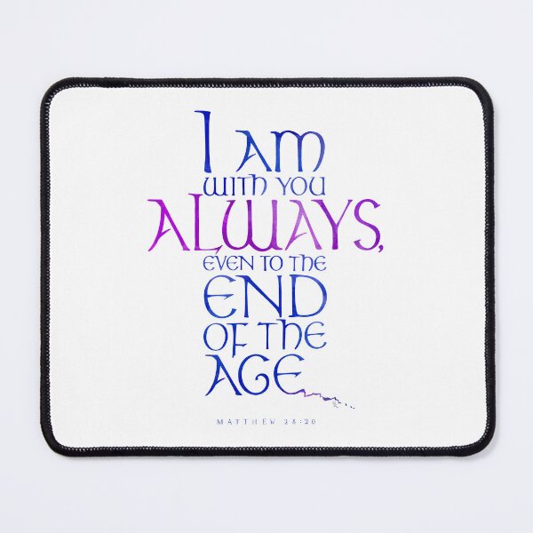 Item preview, I Am With You Always designed and sold by GudsOrd Illustrasjoner.