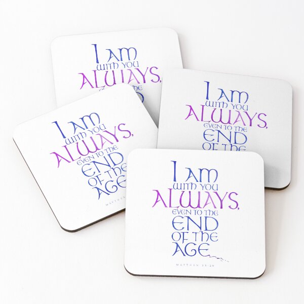 Item preview, I Am With You Always designed and sold by GudsOrd Illustrasjoner.