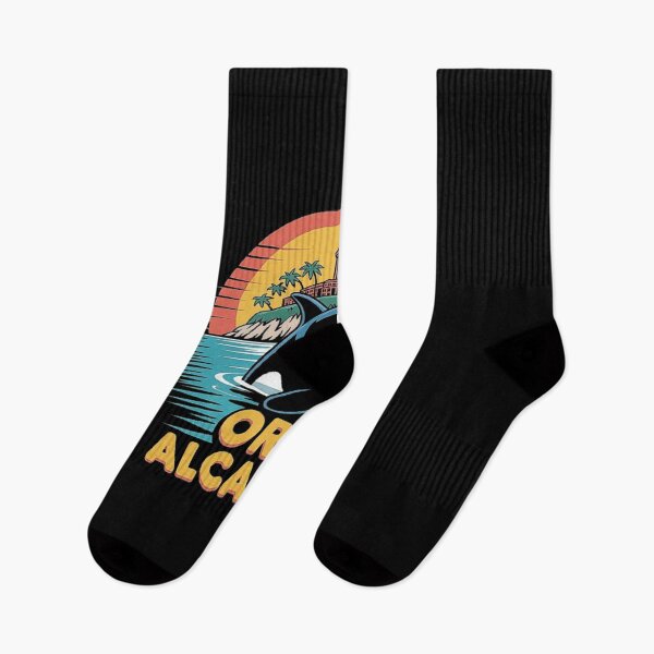 Item preview, Orca Alcatraz – Fun Whale Sunset Island Art designed and sold by love3617.