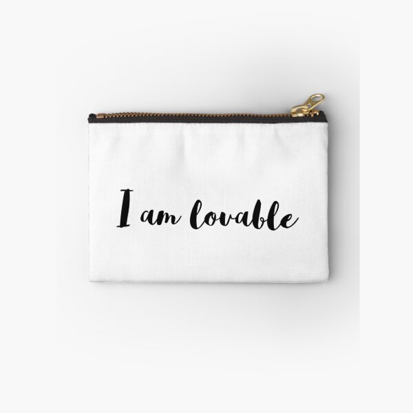Item preview, I Am Lovable – Affirmation – Self-Worth Typography Design designed and sold by Camila  Ardila.