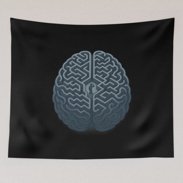 Item preview, Overthinking as a Maze designed and sold by Uglyandcute.