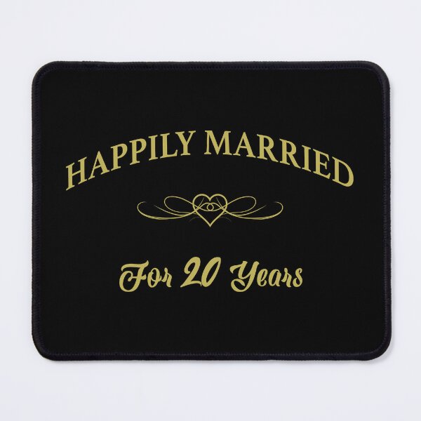 Item preview, Happily Married For 20 Years designed and sold by thepixelgarden.