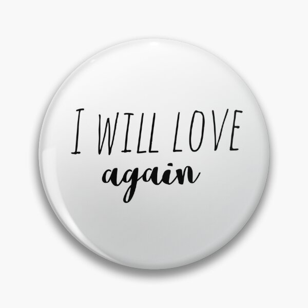 Item preview, I Will Love Again – Affirmation – Hopeful Healing Typography Design designed and sold by Camila  Ardila.