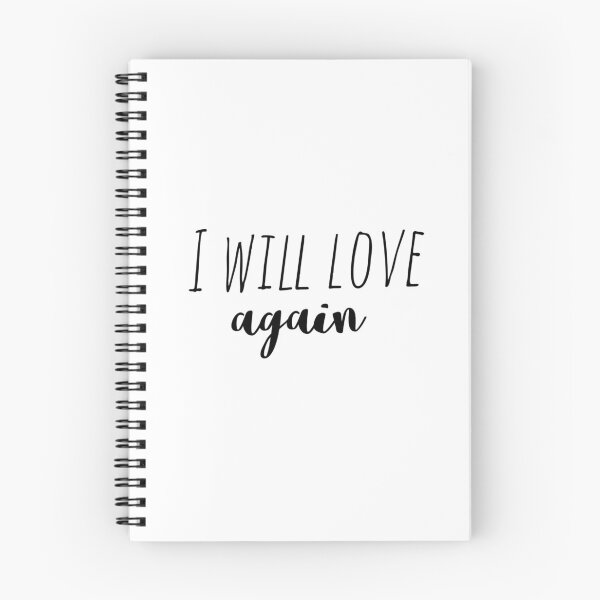 Item preview, I Will Love Again – Affirmation – Hopeful Healing Typography Design designed and sold by Camila  Ardila.