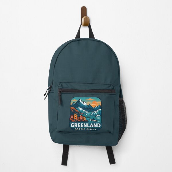 Item preview, Greenland Arctic Circle – Retro Travel Art designed and sold by Myra365Art.