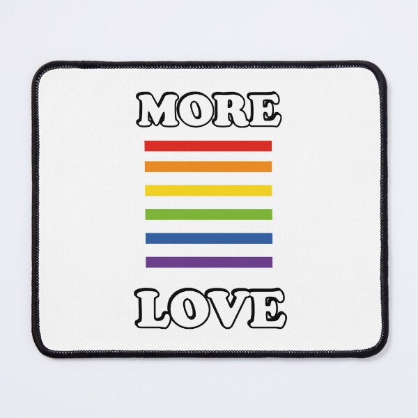 Item preview, More love - gay pride rainbow designed and sold by Inspirationmotivation.