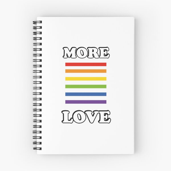 Item preview, More love - gay pride rainbow designed and sold by Inspirationmotivation.