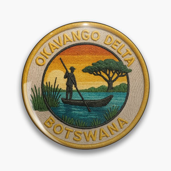 Item preview, Okavango Delta, Botswana – Sunset Canoe designed and sold by Girih.