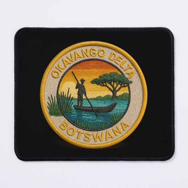 Item preview, Okavango Delta, Botswana – Sunset Canoe designed and sold by Girih.