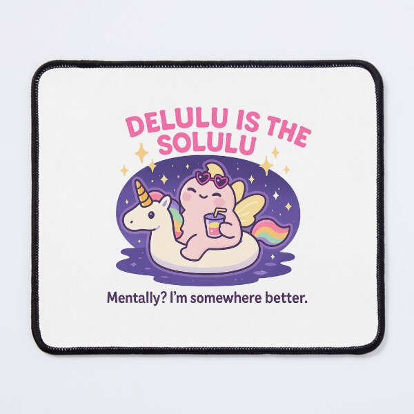 Item preview, Delulu Is the Solulu – Mentally Somewhere Else Vibes designed and sold by kaydence18.