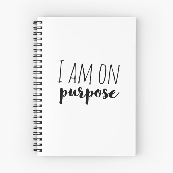 Item preview, I Am On Purpose – Affirmation – Soul-Aligned Typography Design designed and sold by Camila  Ardila.