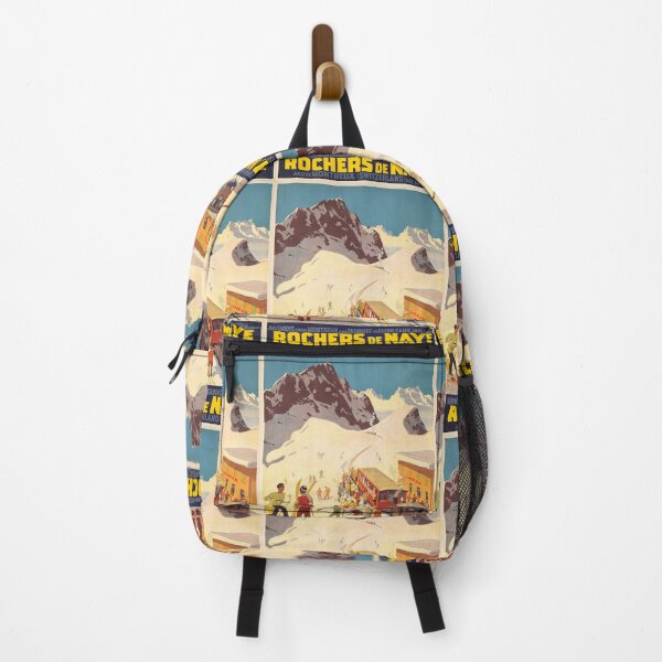 Item preview, Rochers De Naye Vintage Skiing Travel Poster Otto Ernst designed and sold by TeeARTHY.