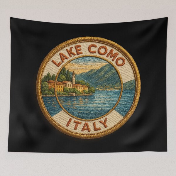 Item preview, Lago de Como, Italia – Pueblo junto al lago designed and sold by Girih.