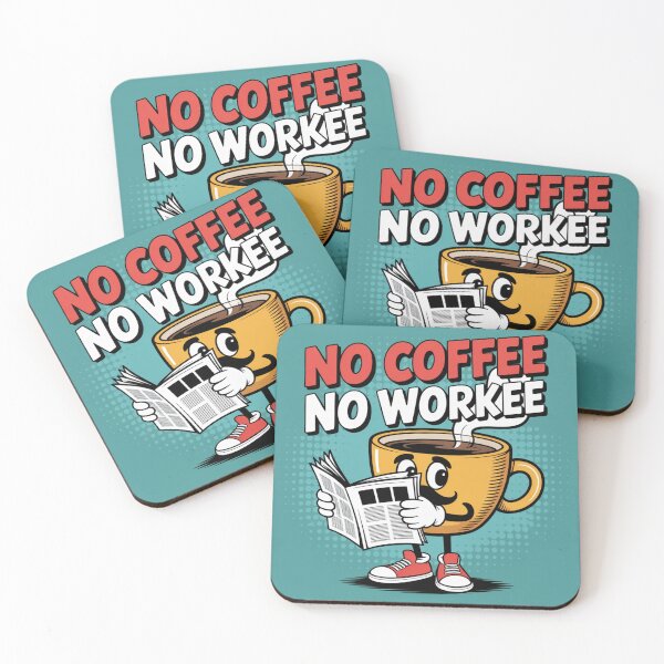 Item preview, Attitude Coffee Mug – No Workee, Just Coffee and Sarcasm designed and sold by Cafe-Color.