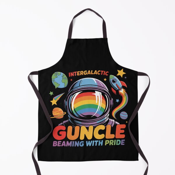 Item preview, Intergalactic Guncle Pride Space Design designed and sold by Bliss Find And Design.