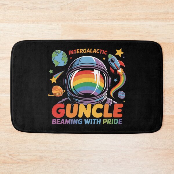 Item preview, Intergalactic Guncle Pride Space Design designed and sold by Bliss Find And Design.
