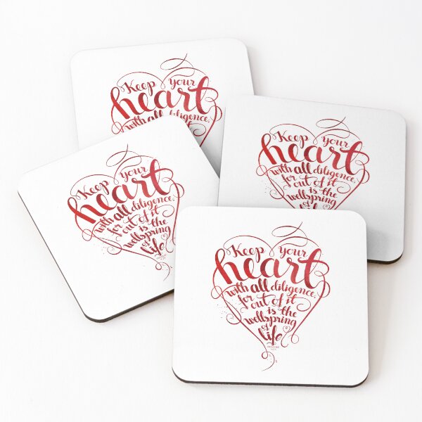 Item preview, Keep Your Heart With all Diligence designed and sold by GudsOrd Illustrasjoner.