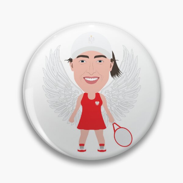 Item preview, Grand Slam "JAZDA" Polish power Iga Świątek tennis champion  designed and sold by vectorlove.