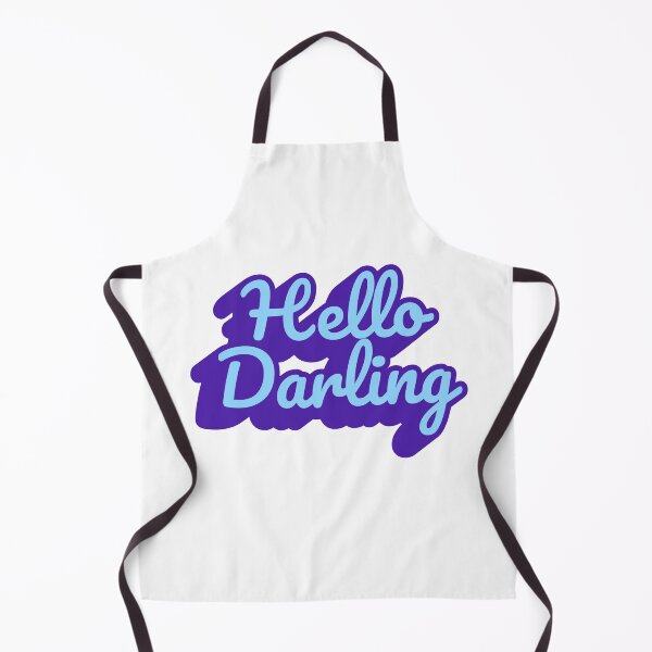 Item preview, Hello Darling Typography in blue and purple designed and sold by MoonGirlDes000.