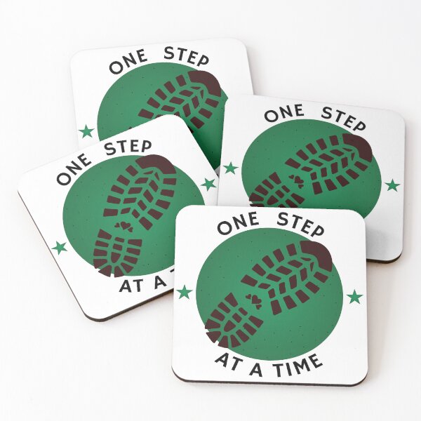 Item preview, One Step At A Time Inspirational Saying designed and sold by MoonGirlDes000.