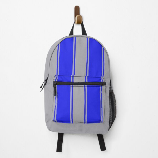Item preview, Dual Racing Stripes 2 Pinstripes Ea (Blue On Silver) designed and sold by Racing Stripes Only.