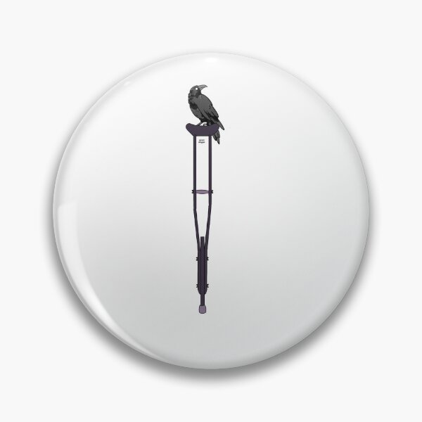 Item preview, Crow on a crutch designed and sold by Merakis-A.