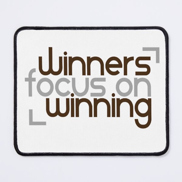 Item preview, Winners focus on Winning Tee designed and sold by PpSquaredPro.