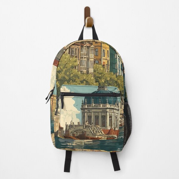 Item preview, Bilbao Travel Poster – Guggenheim Museum Inspired Vintage Art designed and sold by TuncGK.