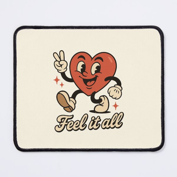 Item preview, Happy Heartbeat – Retro Cartoon Heart designed and sold by HoopeStylee.