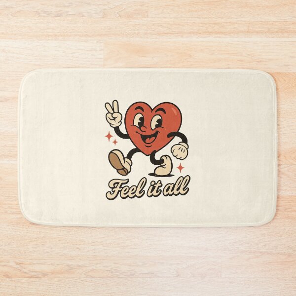 Item preview, Happy Heartbeat – Retro Cartoon Heart designed and sold by HoopeStylee.