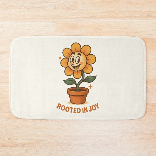 Item preview, Bloom Buddy – Retro Cartoon Potted Flower designed and sold by HoopeStylee.