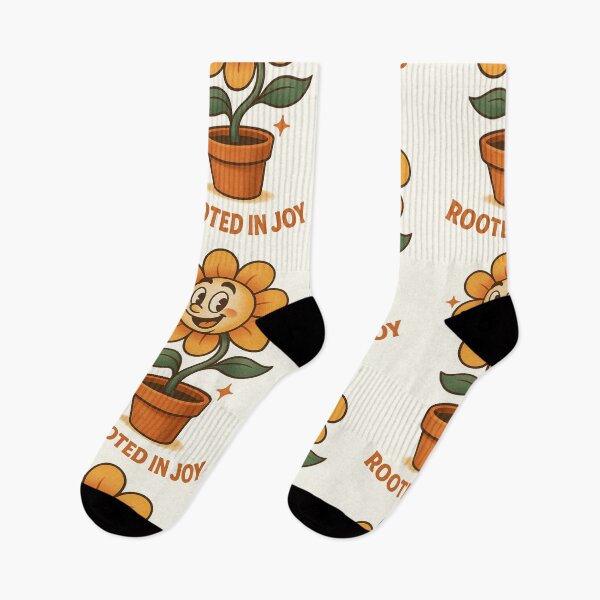 Item preview, Bloom Buddy – Retro Cartoon Potted Flower designed and sold by HoopeStylee.