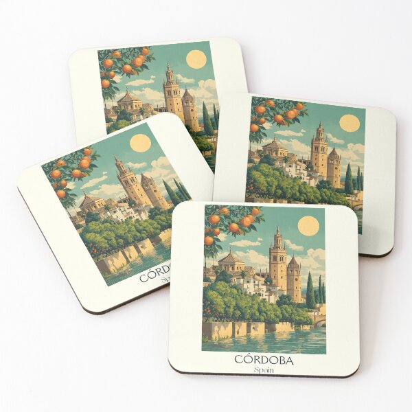 Item preview, Córdoba Travel Poster – Mosque-Cathedral Inspired Vintage Print designed and sold by TuncGK.
