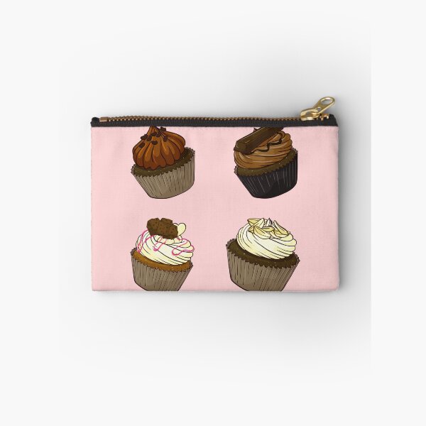 Item preview, Chocolate Lovers Cupcake Quartet – Sticker Set designed and sold by Neonyx2020.