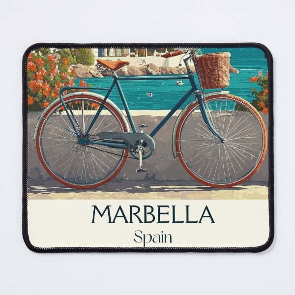 Item preview, Marbella Vintage Travel Poster – Luxury Coastline Art designed and sold by TuncGK.